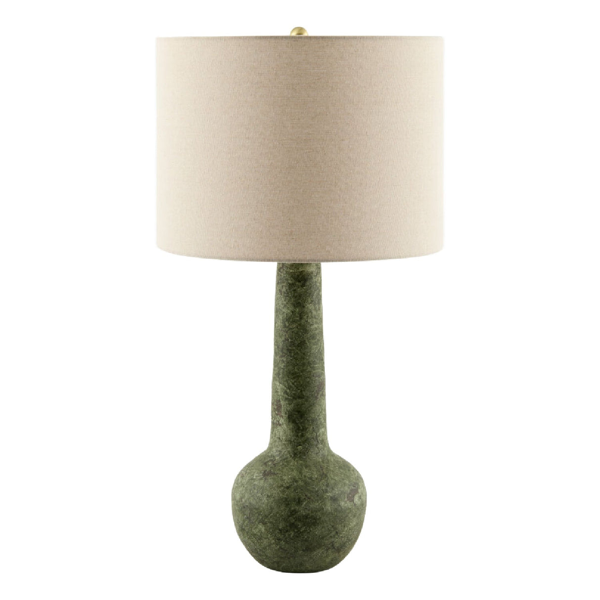 Modern European furniture - Handpainted Green Ceramic Table Lamp - www.oroa.com