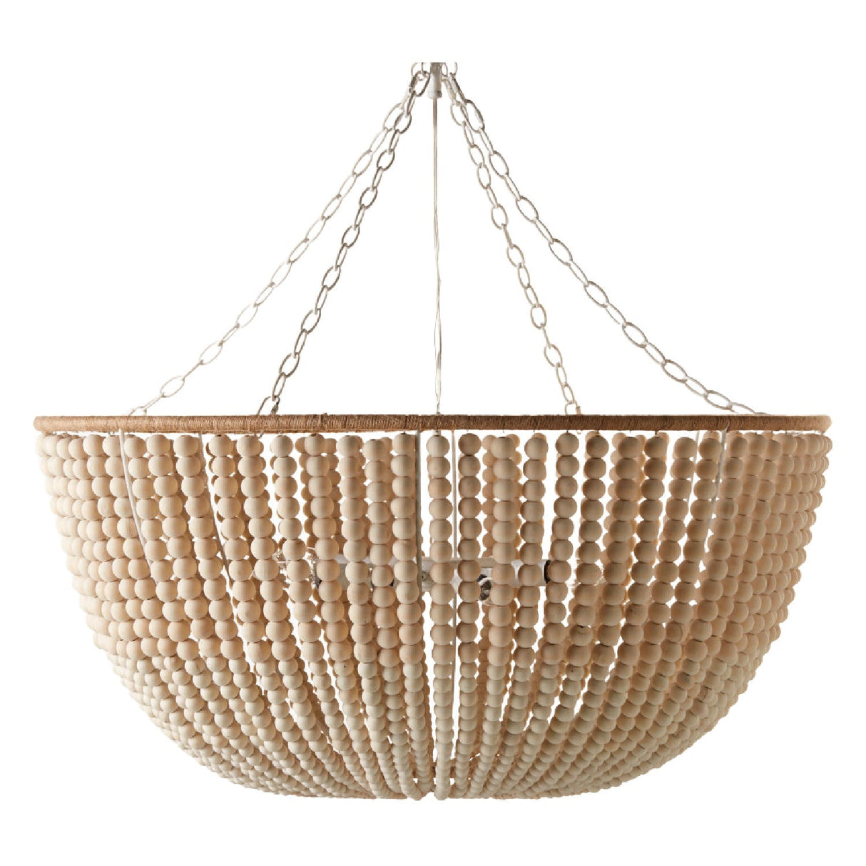 Modern European furniture - Cream Beaded Pendant Lamp - www.oroa.com