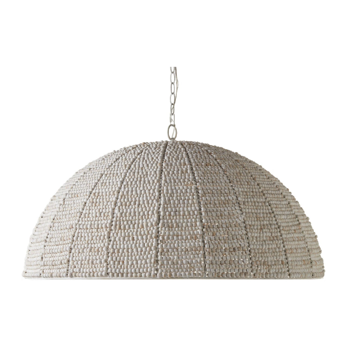 Modern European furniture - Cream Beaded Dome Pendant Light - www.oroa.com