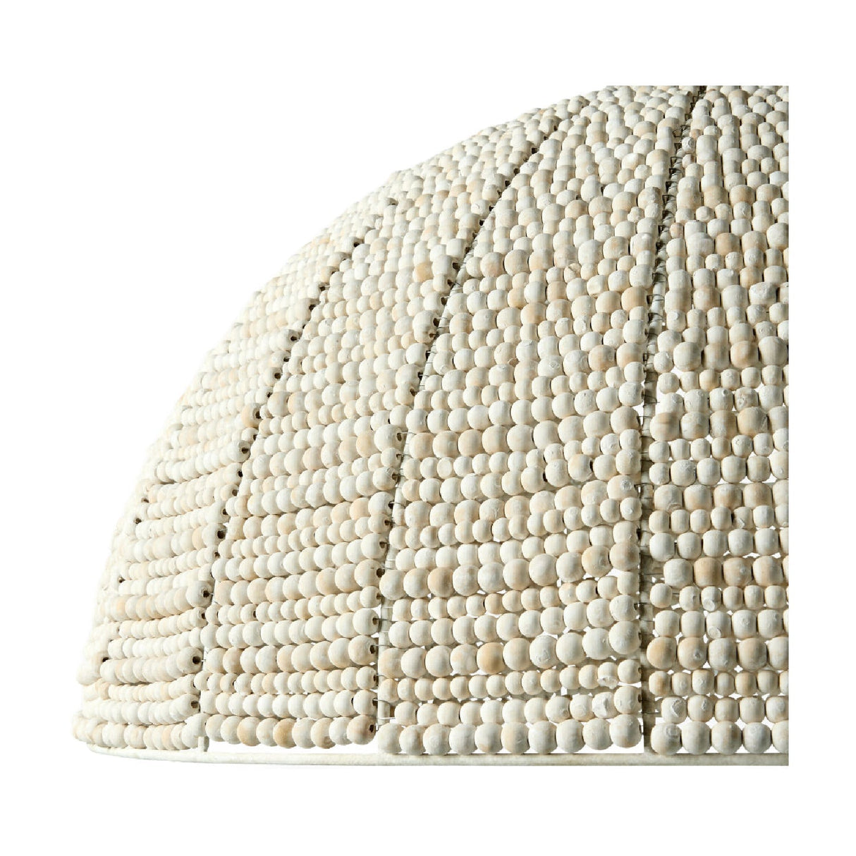 Modern European furniture - Cream Beaded Dome Pendant Light - www.oroa.com