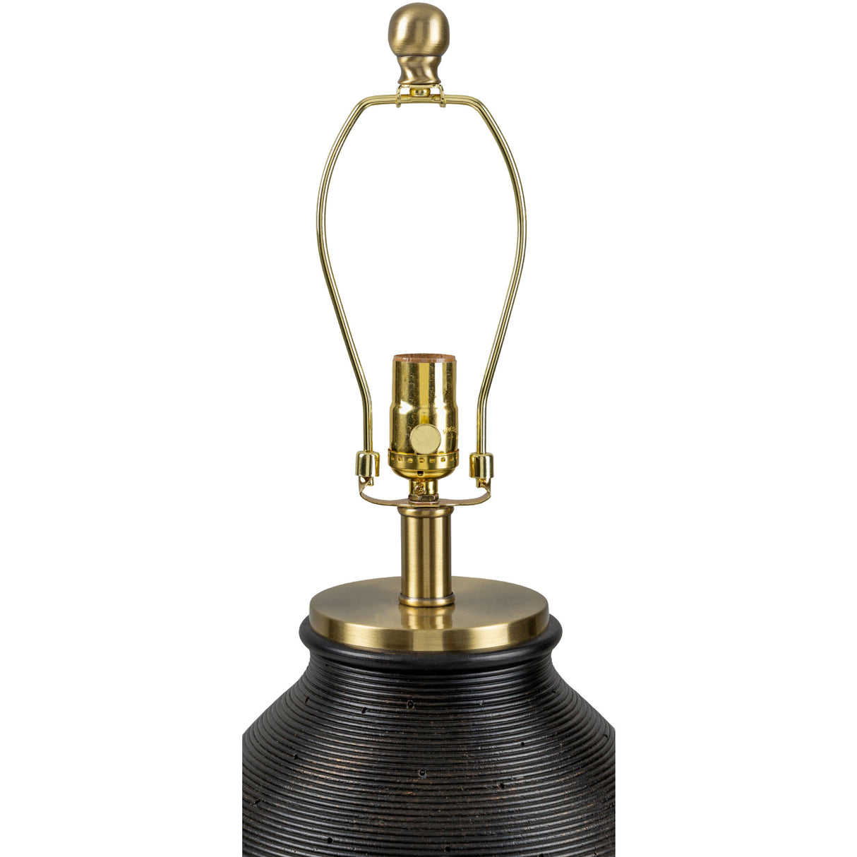 Modern European furniture - Rounded Cement Linen Table Lamp - www.oroa.com