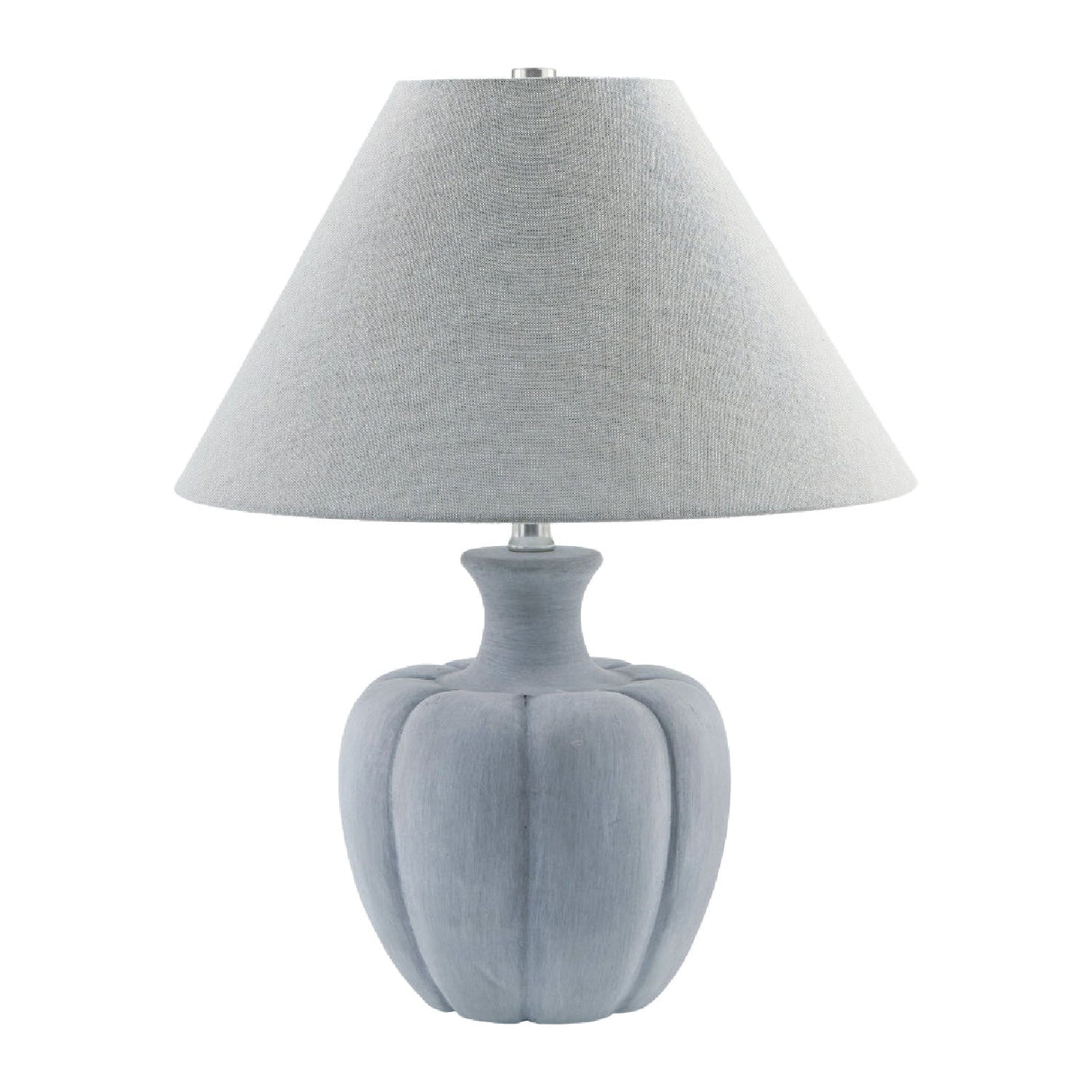Modern European furniture - Gray Cement Linen Table Lamp - www.oroa.com