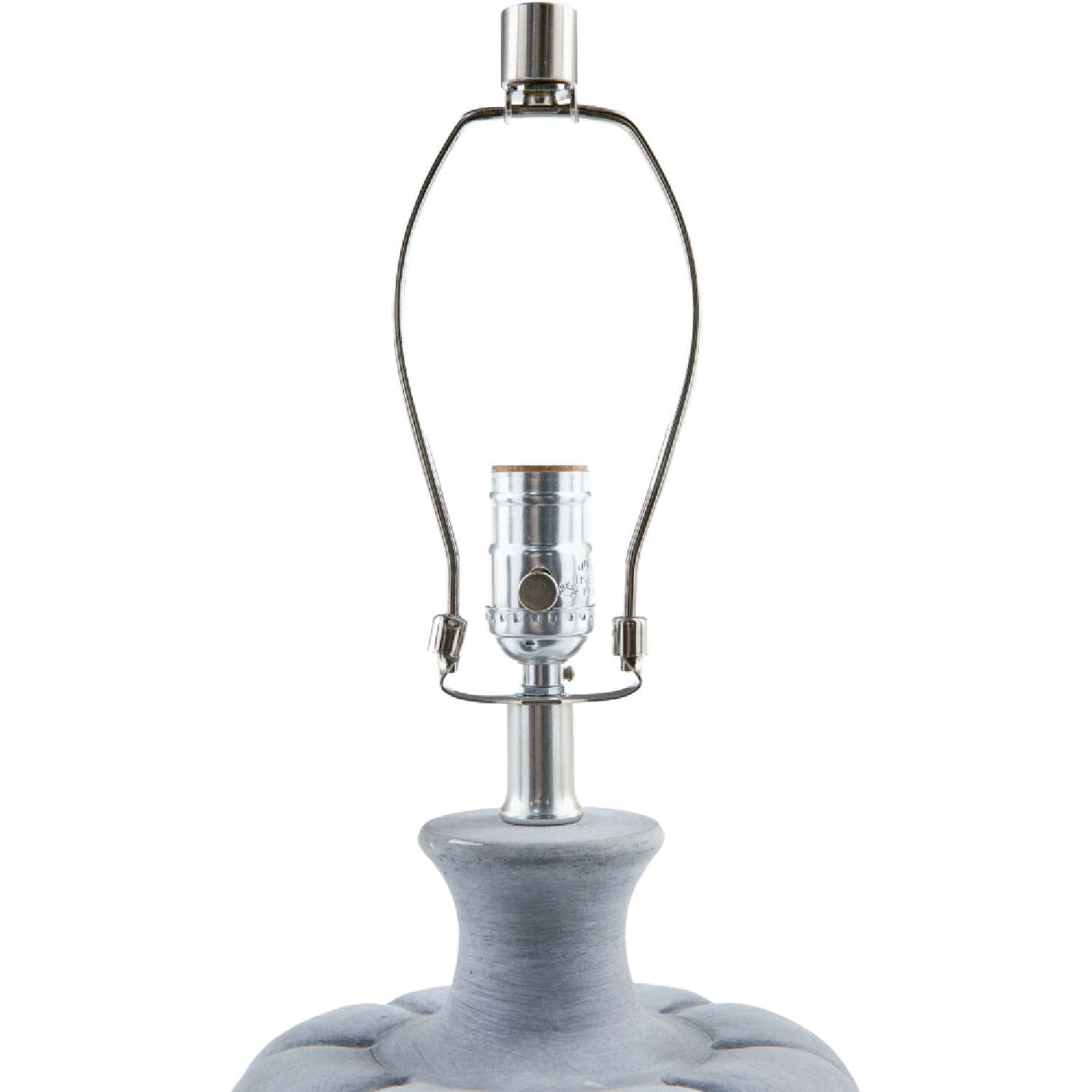 Modern European furniture - Gray Cement Linen Table Lamp - www.oroa.com