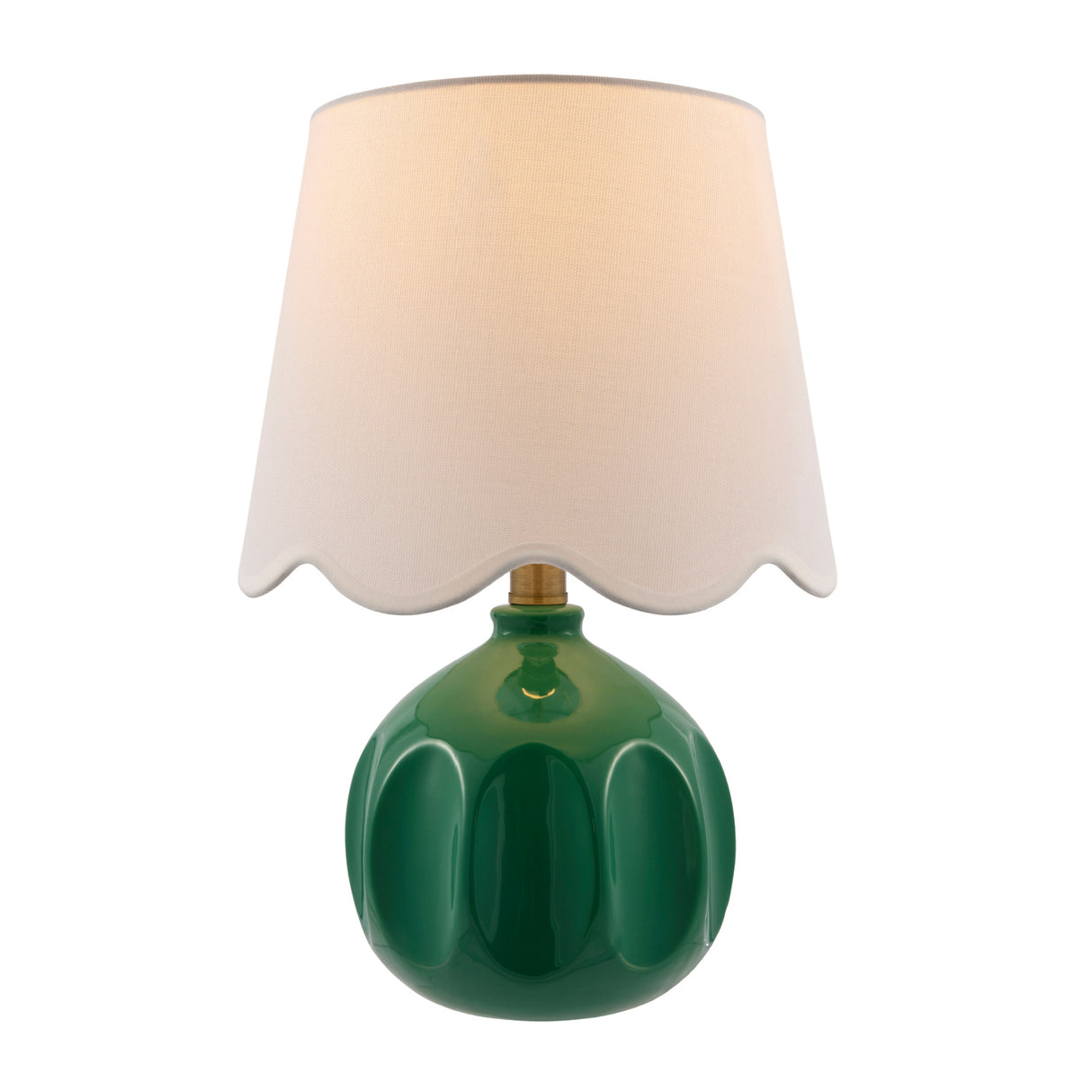 Wavy Linen Accent Table Lamp | Oroa.com