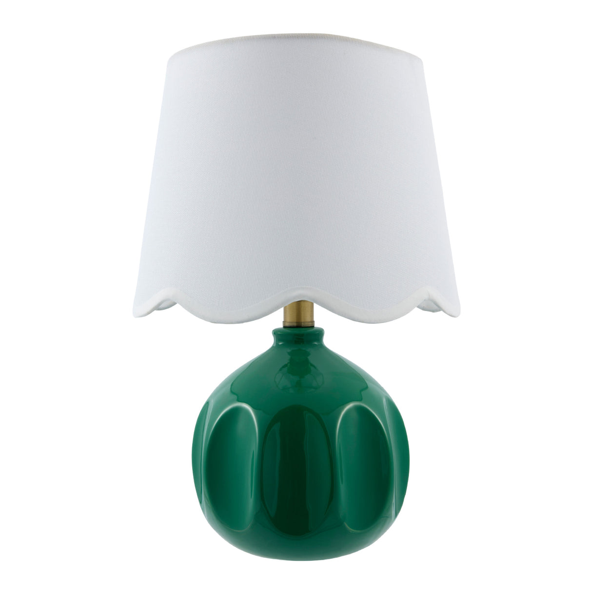 Wavy Linen Accent Table Lamp | Oroa.com