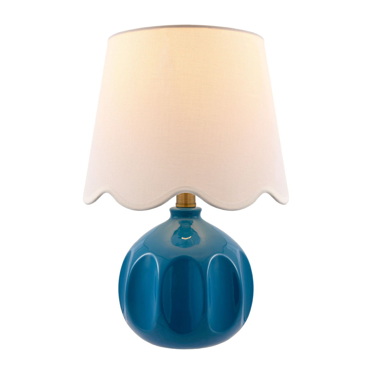 Wavy Linen Accent Table Lamp | Oroa.com