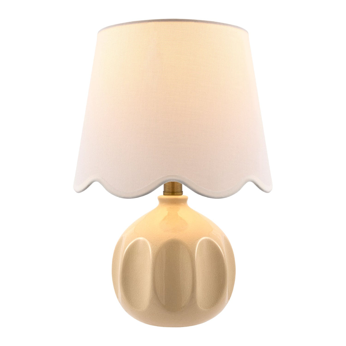 Modern European furniture - Wavy Linen Accent Table Lamp - www.oroa.com