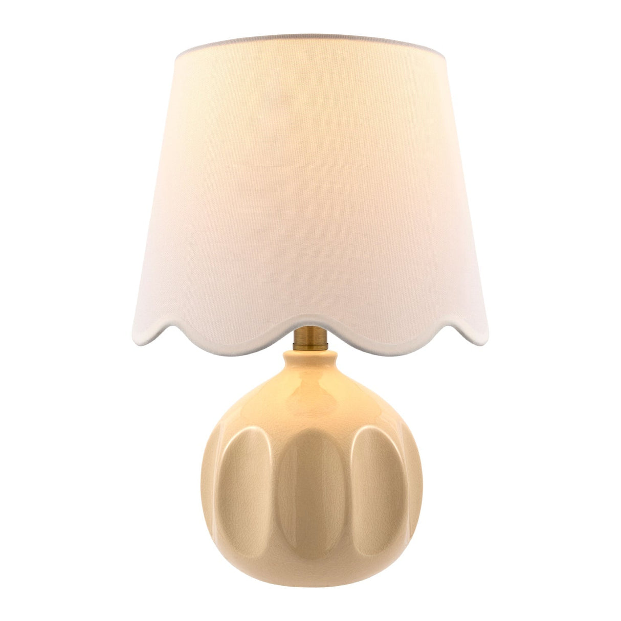 Modern European furniture - Wavy Linen Accent Table Lamp - www.oroa.com