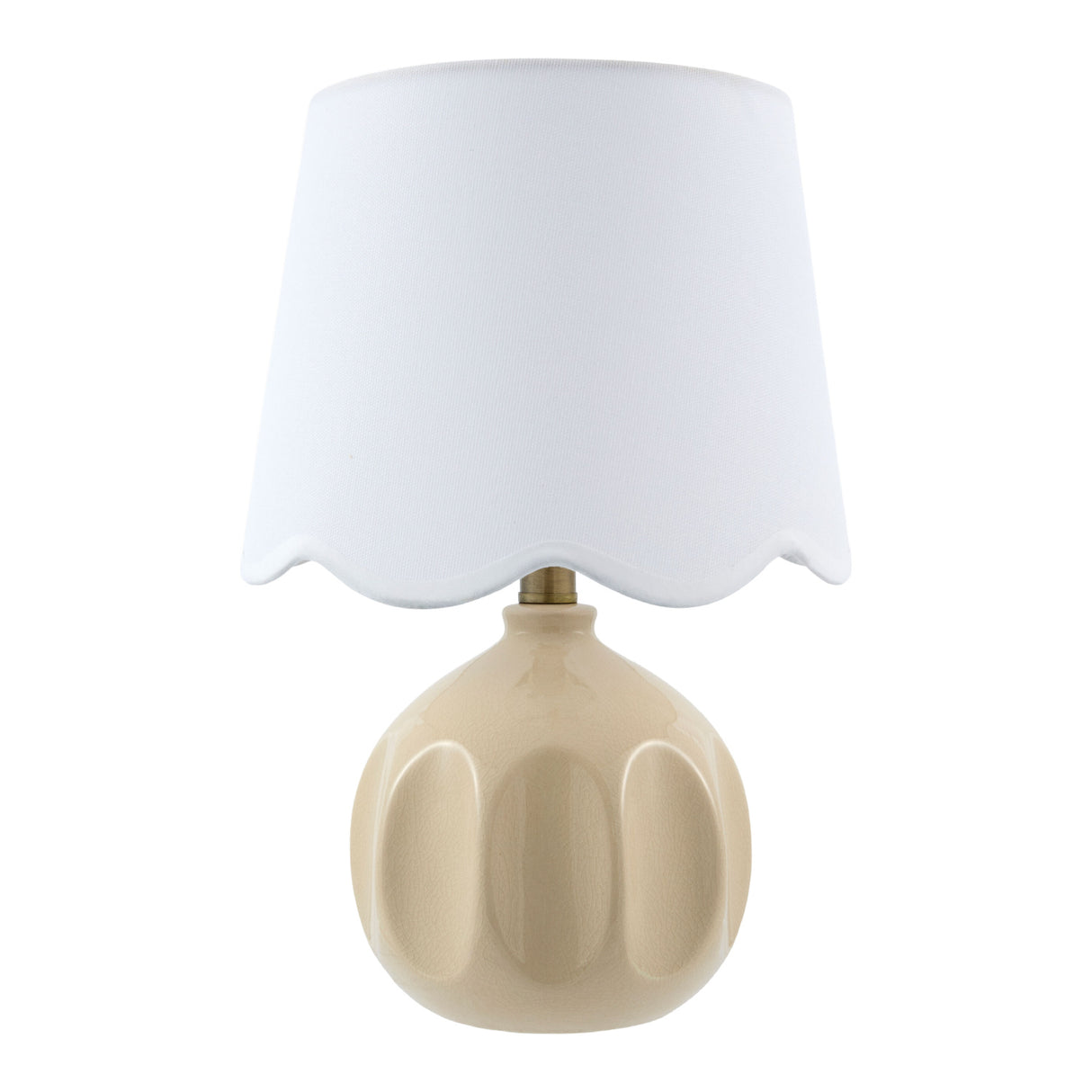 Wavy Linen Accent Table Lamp | Oroa.com
