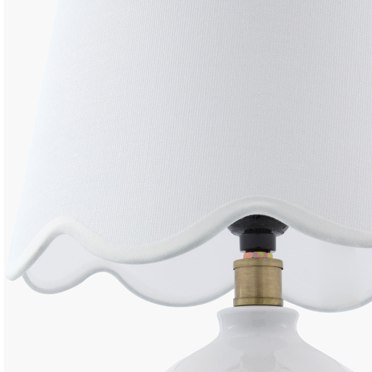 Wavy Linen Accent Table Lamp | Oroa.com
