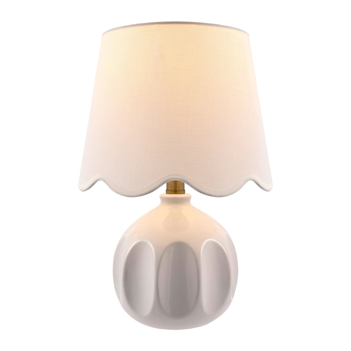 Modern European furniture - Wavy Linen Accent Table Lamp - www.oroa.com