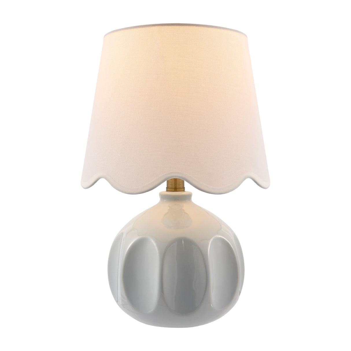 Wavy Linen Accent Table Lamp | Oroa.com