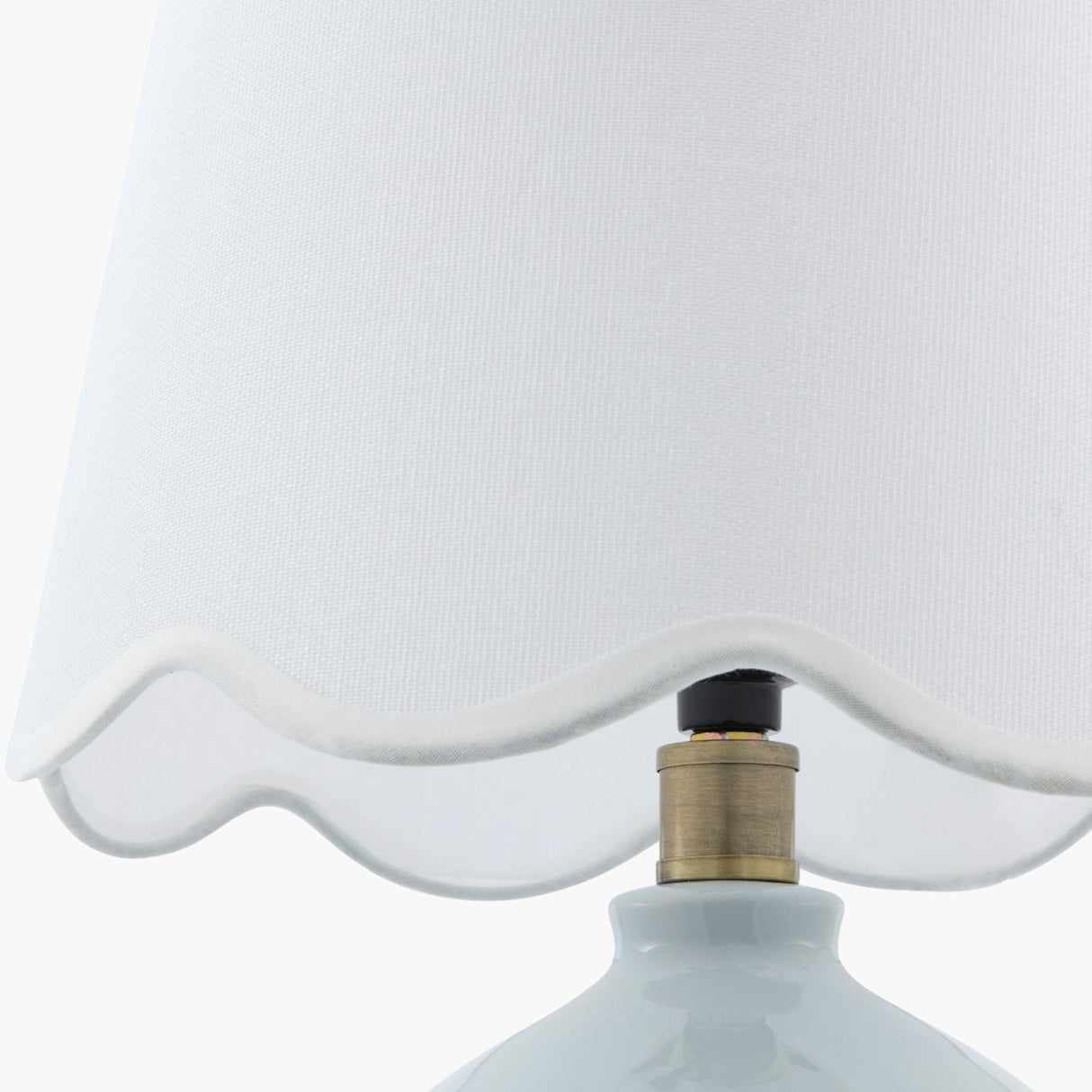 Modern European furniture - Wavy Linen Accent Table Lamp - www.oroa.com