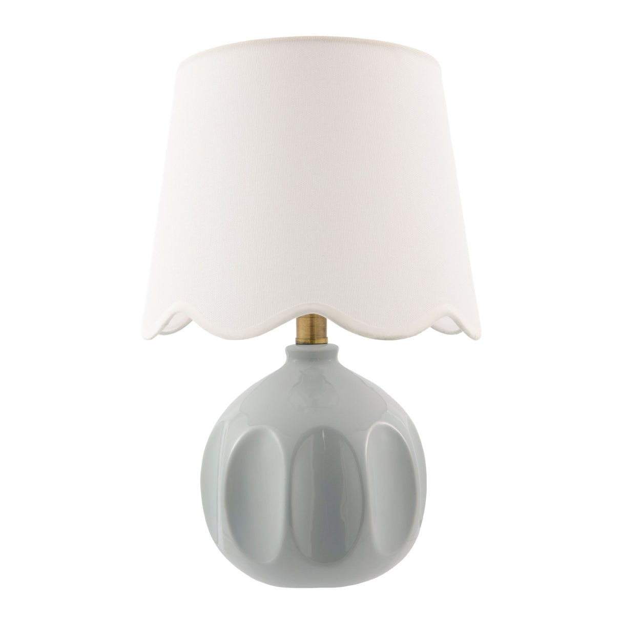 Wavy Linen Accent Table Lamp | Oroa.com