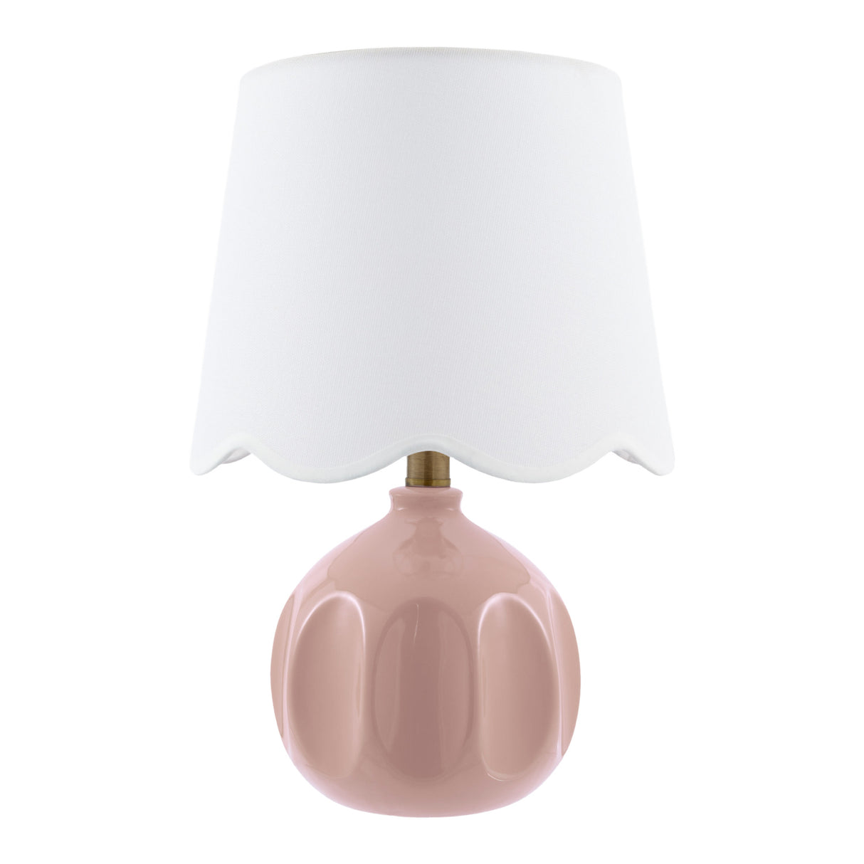 Wavy Linen Accent Table Lamp | Oroa.com