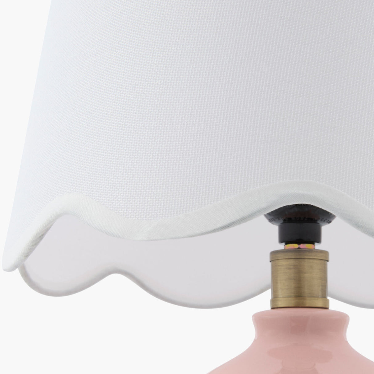 Wavy Linen Accent Table Lamp | Oroa.com