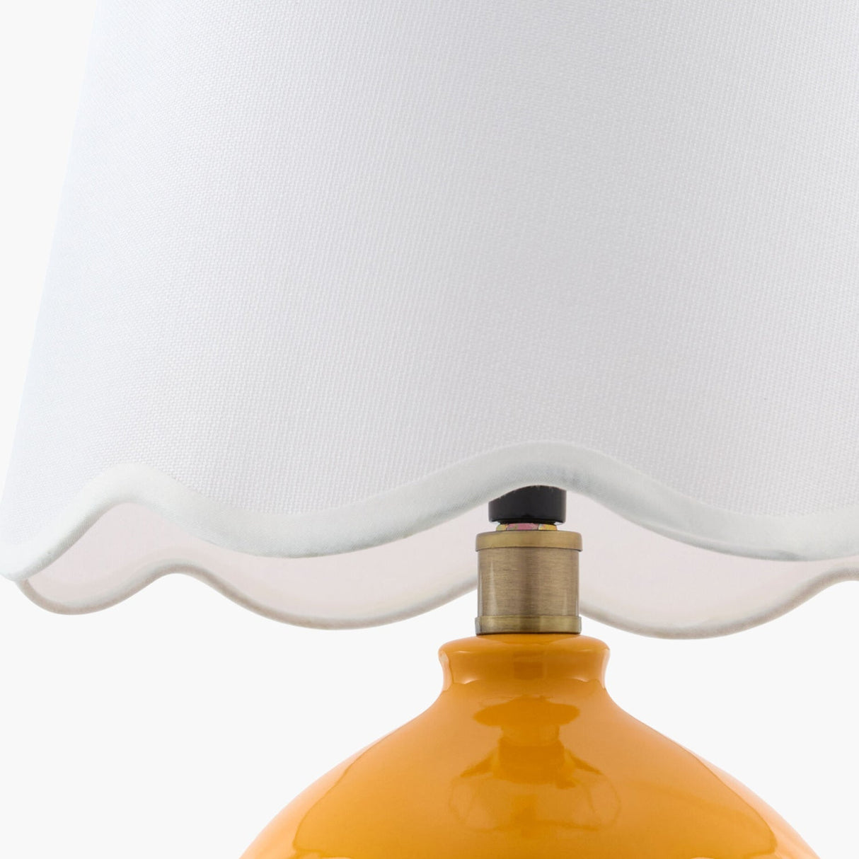 Modern European furniture - Wavy Linen Accent Table Lamp - www.oroa.com