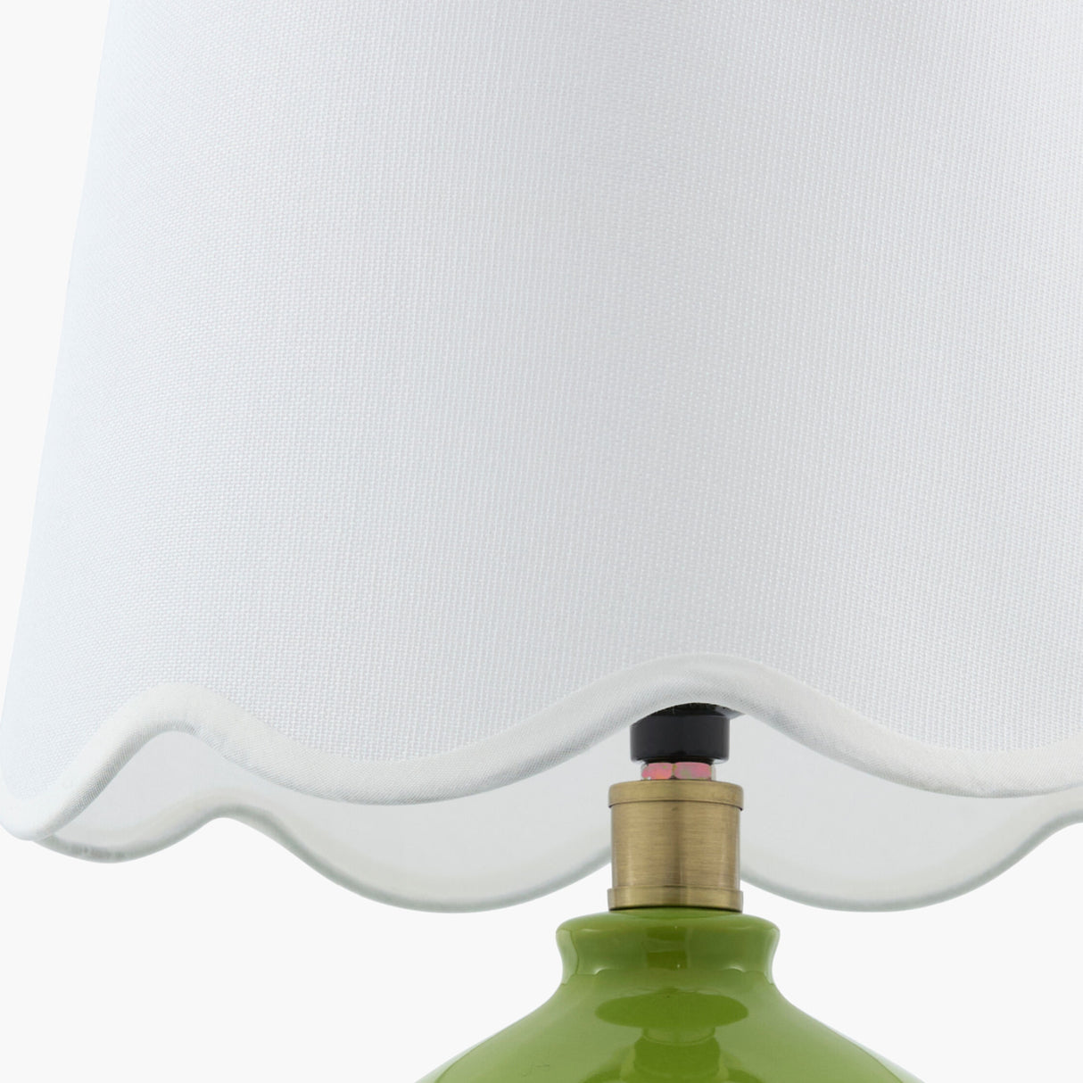 Wavy Linen Accent Table Lamp | Oroa.com