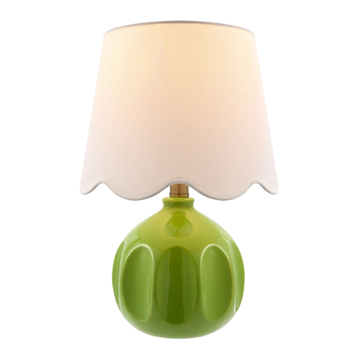 Wavy Linen Accent Table Lamp | Oroa.com