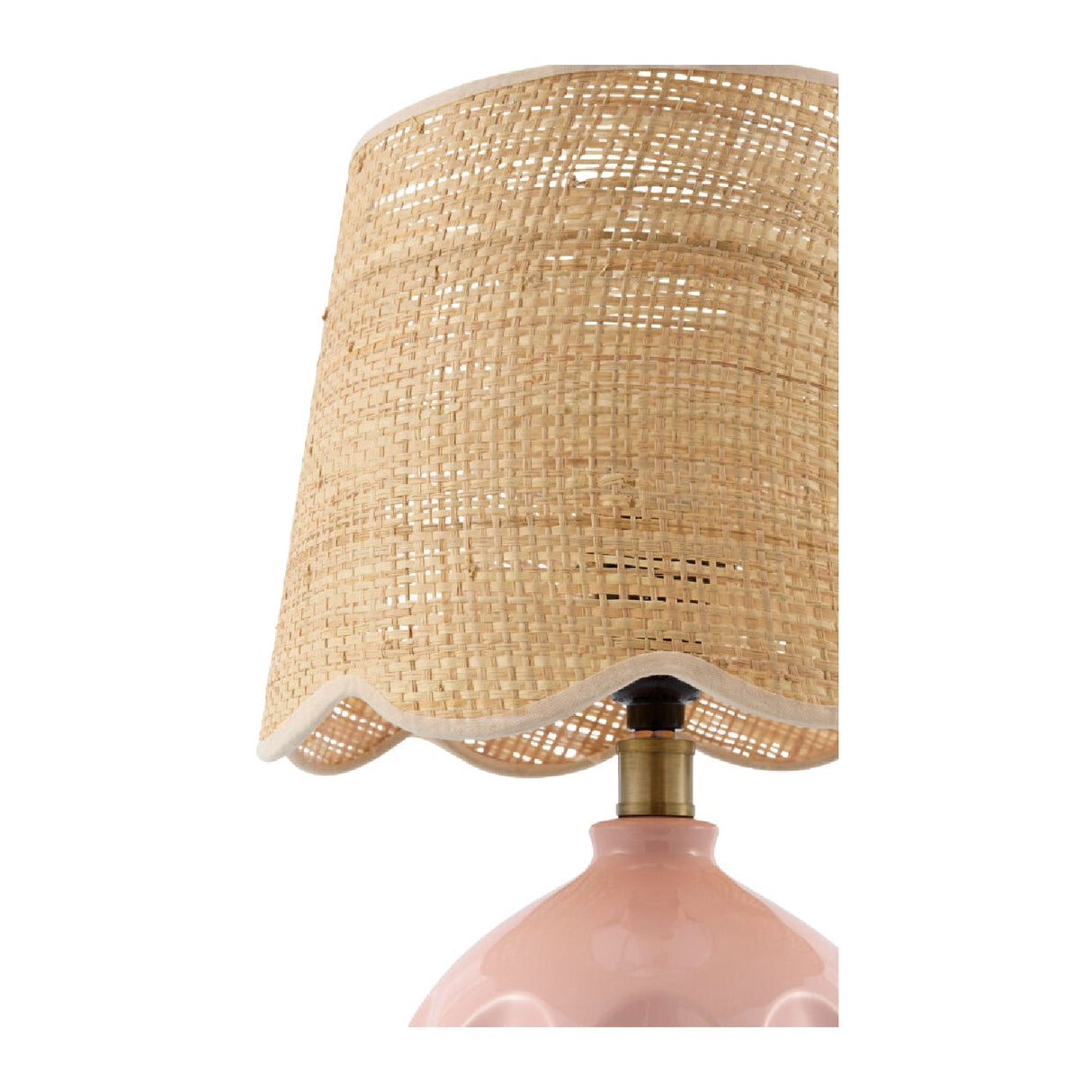 Modern European furniture - Wavy Rattan Accent Table Lamp - www.oroa.com