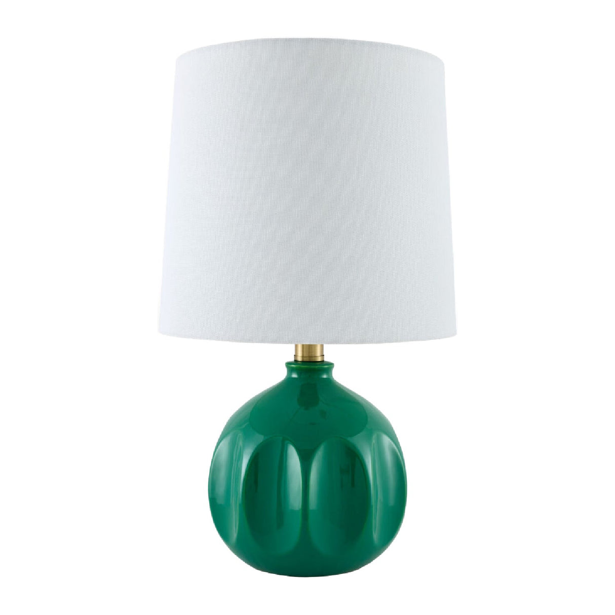 Modern European furniture - Linen Carved Ceramic Table Lamp - www.oroa.com