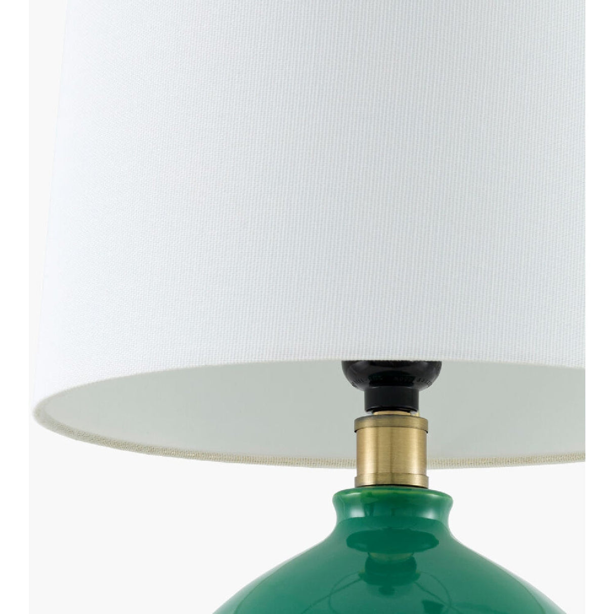 Modern European furniture - Linen Carved Ceramic Table Lamp - www.oroa.com