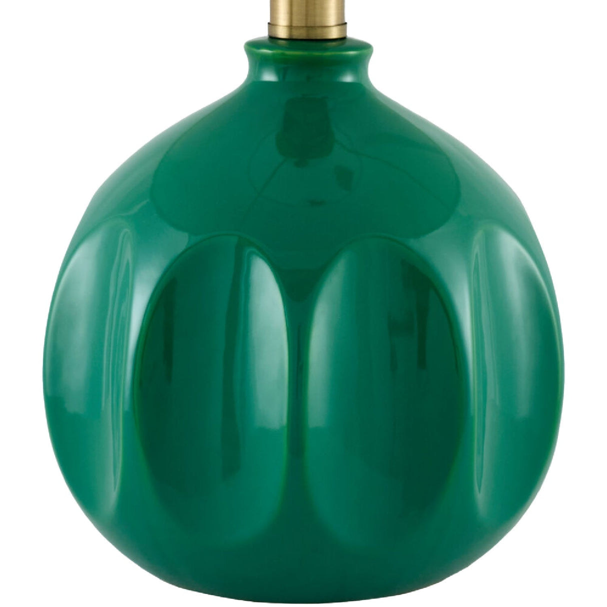 Modern European furniture - Linen Carved Ceramic Table Lamp - www.oroa.com