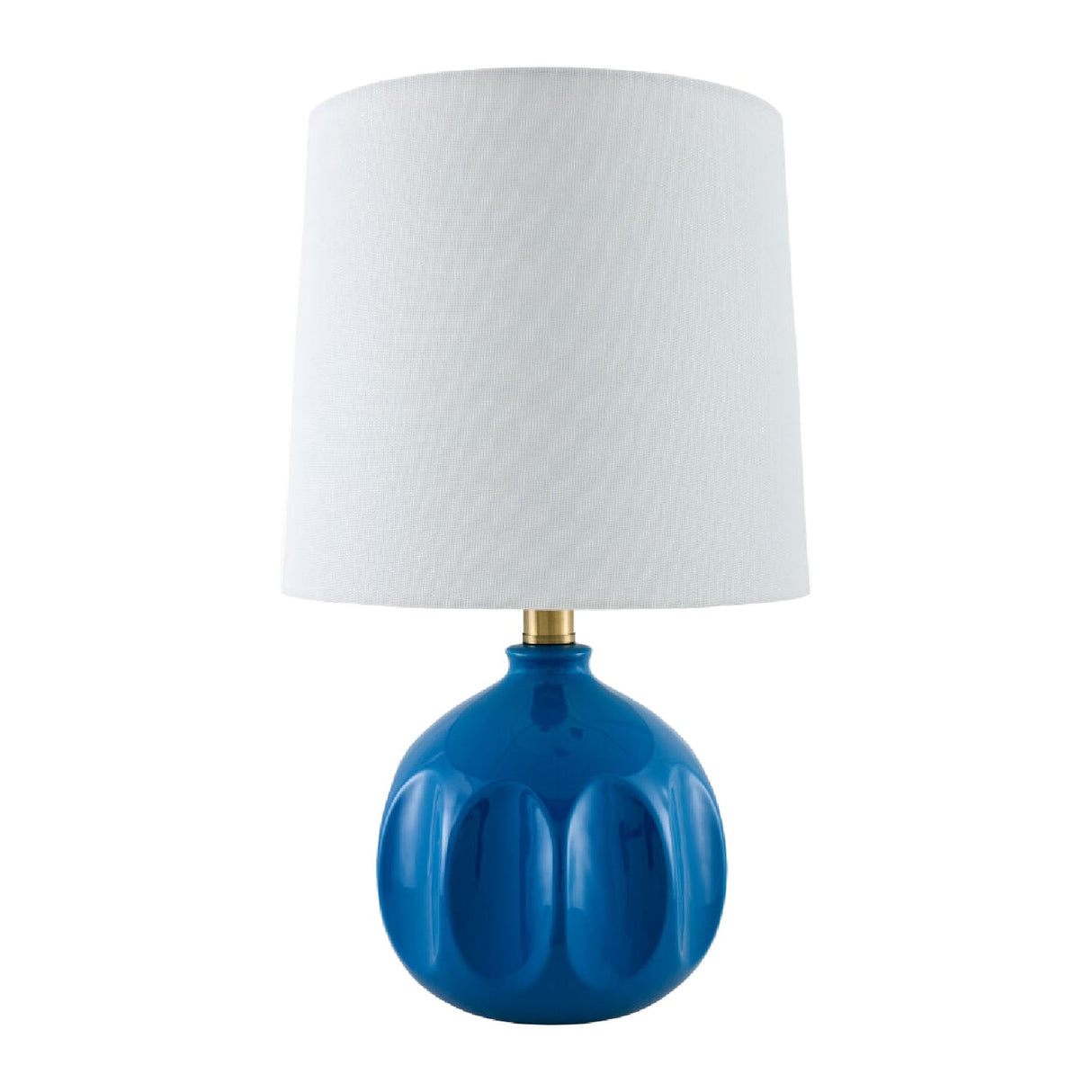 Modern European furniture - Linen Carved Ceramic Table Lamp - www.oroa.com