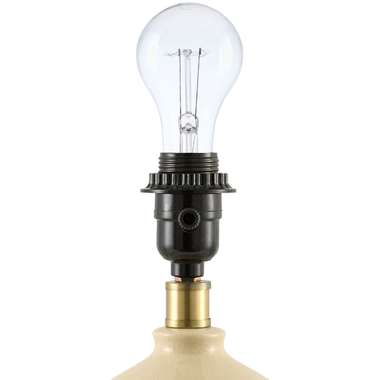 Modern European furniture - Linen Carved Ceramic Table Lamp - www.oroa.com