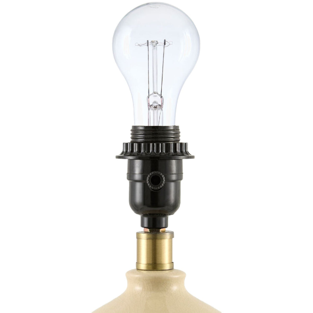 Modern European furniture - Linen Carved Ceramic Table Lamp - www.oroa.com