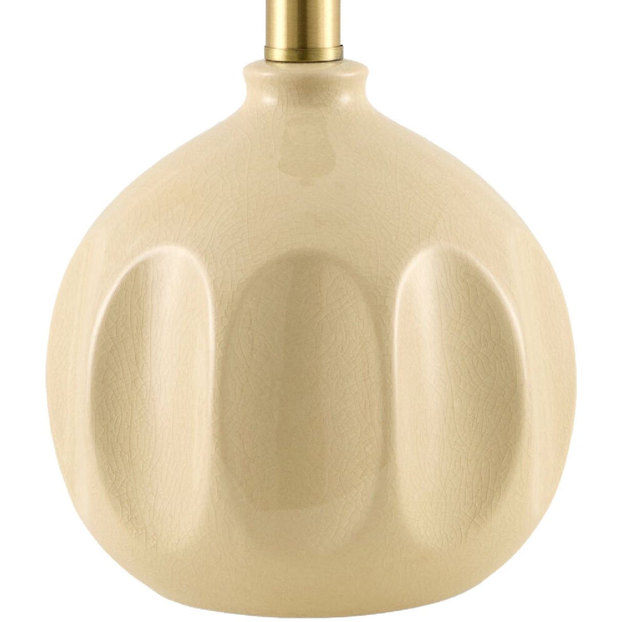Modern European furniture - Linen Carved Ceramic Table Lamp - www.oroa.com