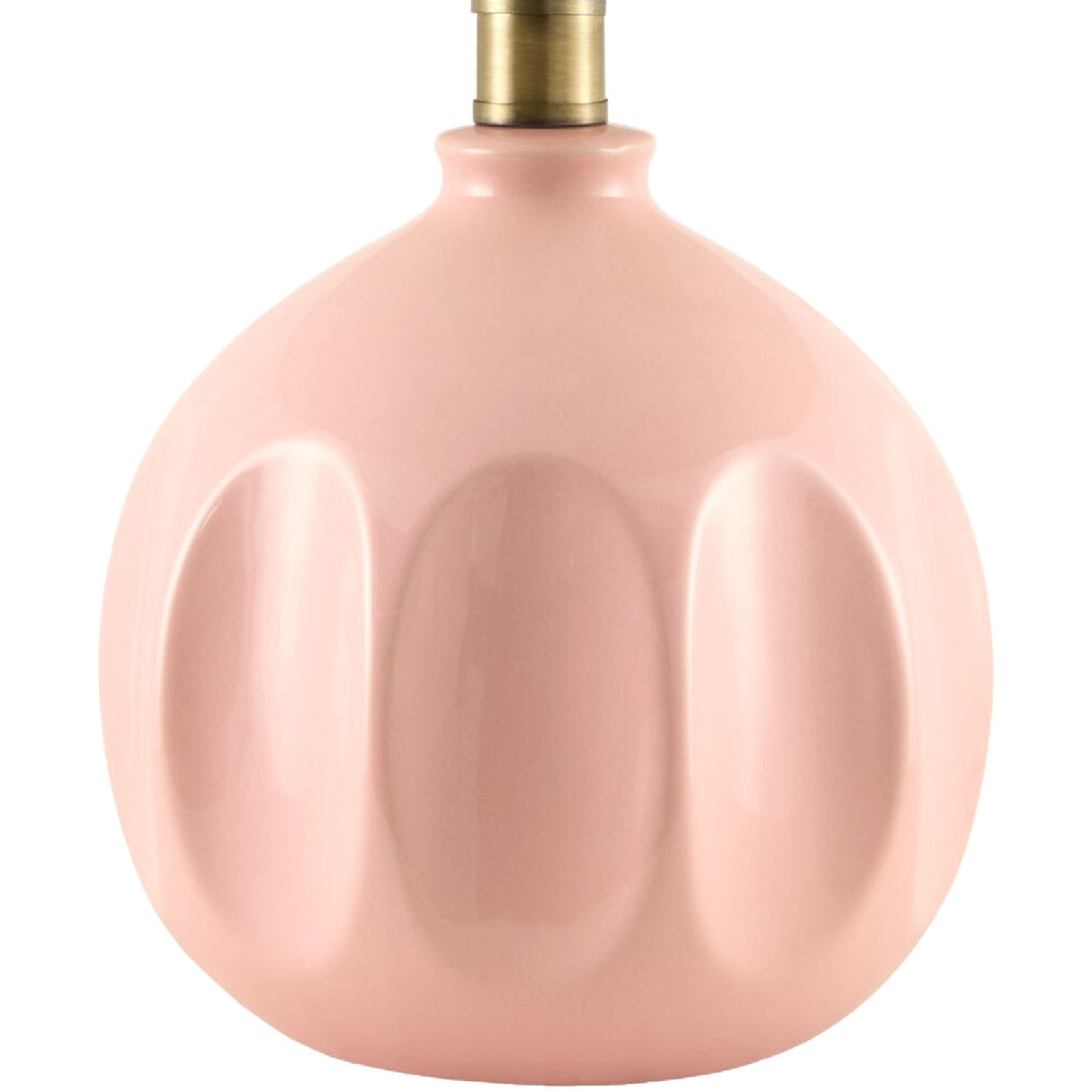 Modern European furniture - Linen Carved Ceramic Table Lamp - www.oroa.com