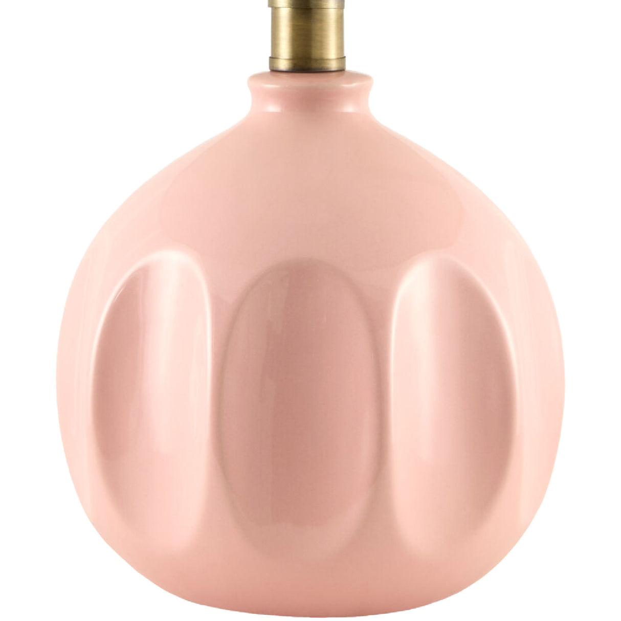 Modern European furniture - Linen Carved Ceramic Table Lamp - www.oroa.com