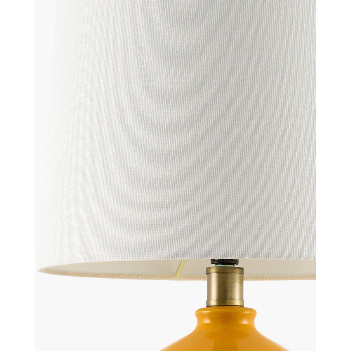 Modern European furniture - Linen Carved Ceramic Table Lamp - www.oroa.com