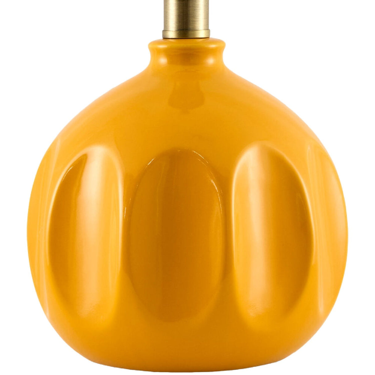 Modern European furniture - Linen Carved Ceramic Table Lamp - www.oroa.com