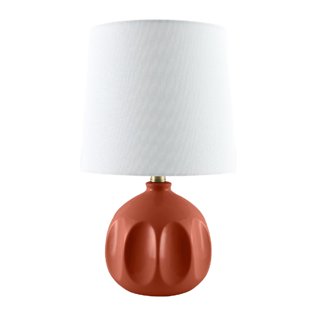 Modern European furniture - Linen Carved Ceramic Table Lamp - www.oroa.com