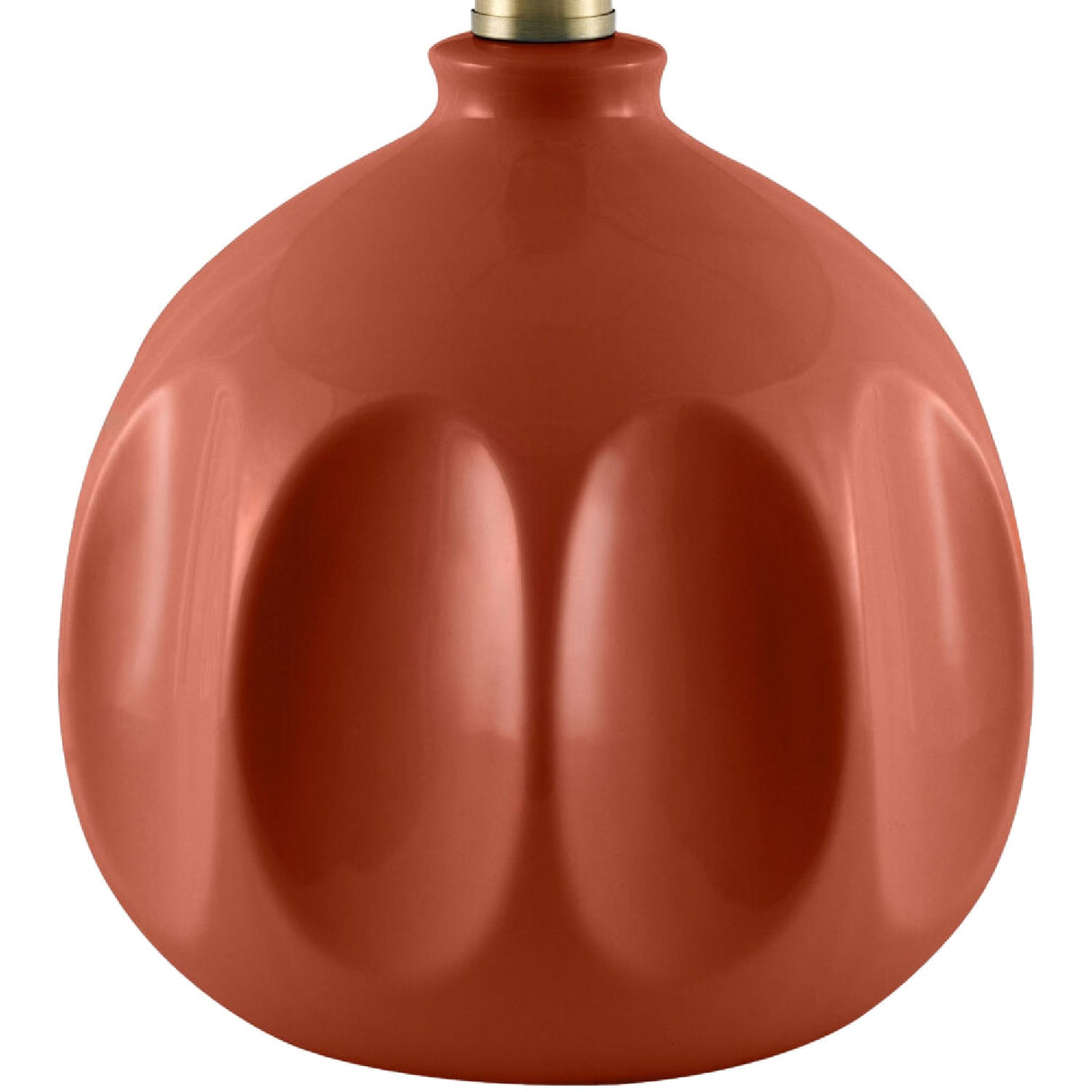 Modern European furniture - Linen Carved Ceramic Table Lamp - www.oroa.com