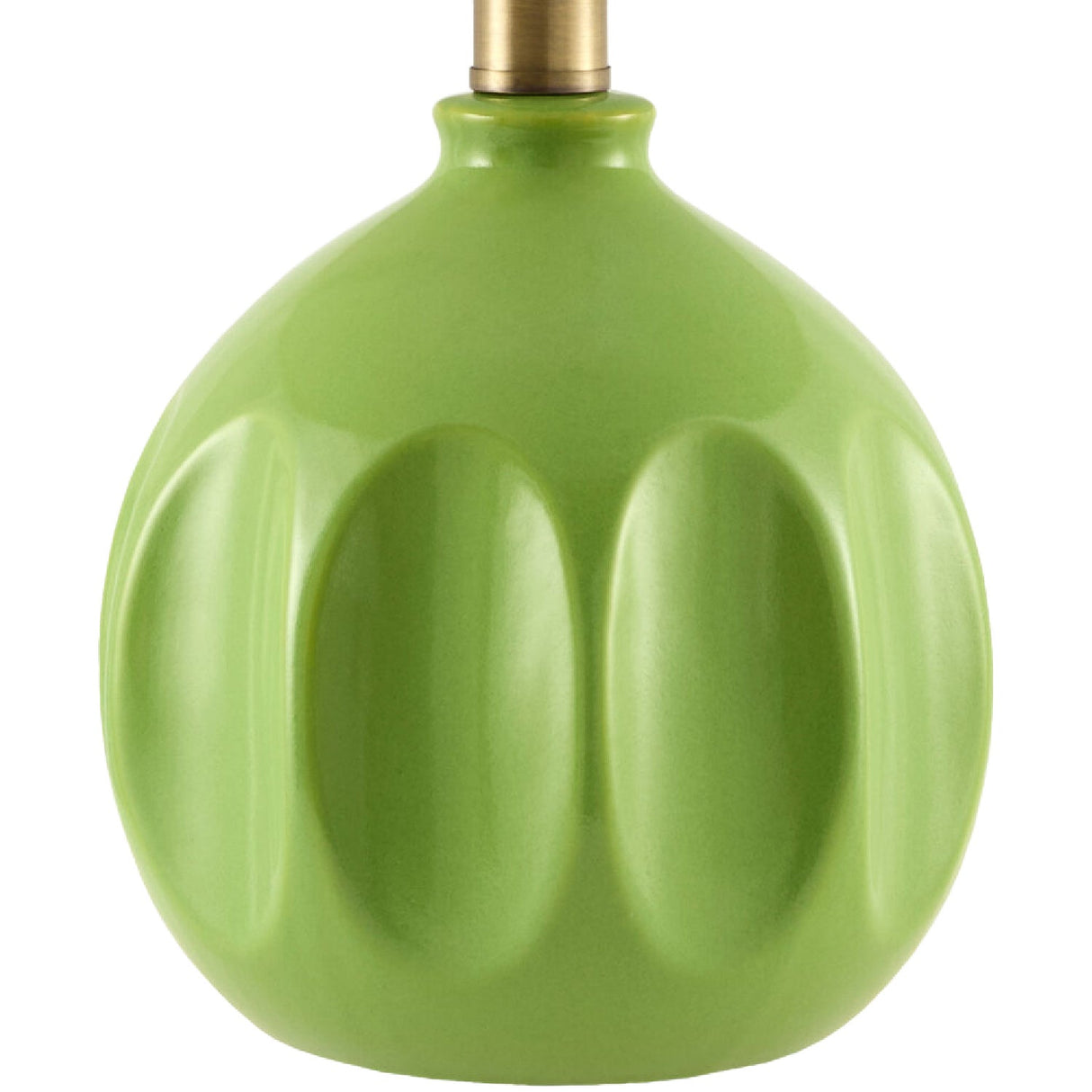 Modern European furniture - Linen Carved Ceramic Table Lamp - www.oroa.com