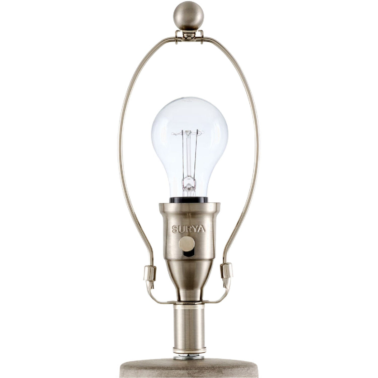 Modern European furniture - Carved Gray Ceramic Table Lamp - www.oroa.com