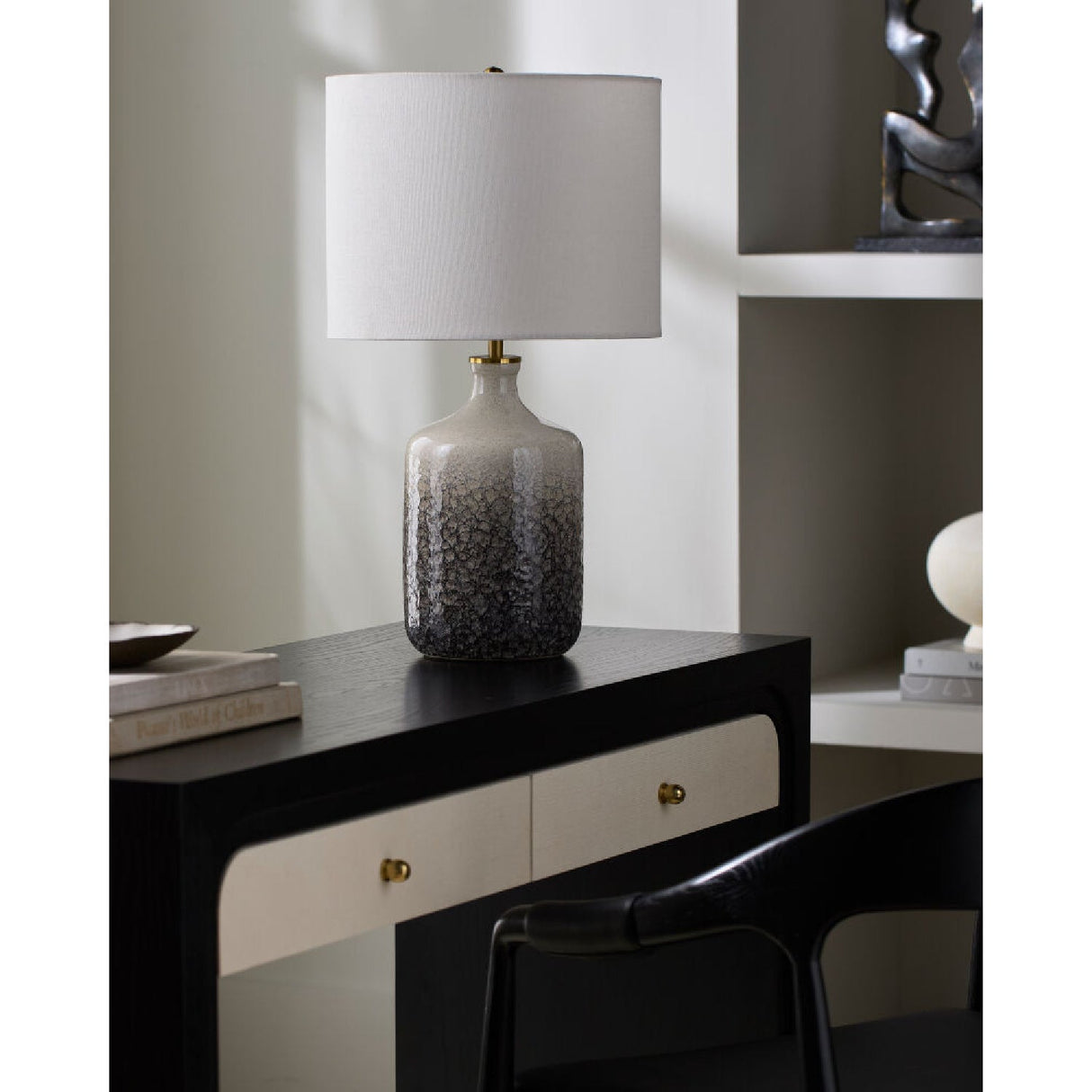 Modern European furniture - Gradient Ceramic Table Lamp - www.oroa.com