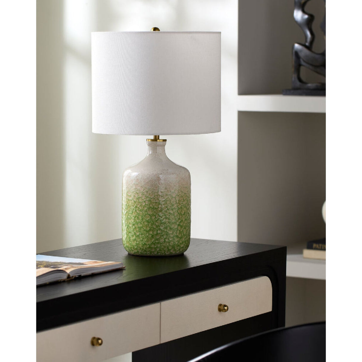 Modern European furniture - Gradient Ceramic Table Lamp - www.oroa.com