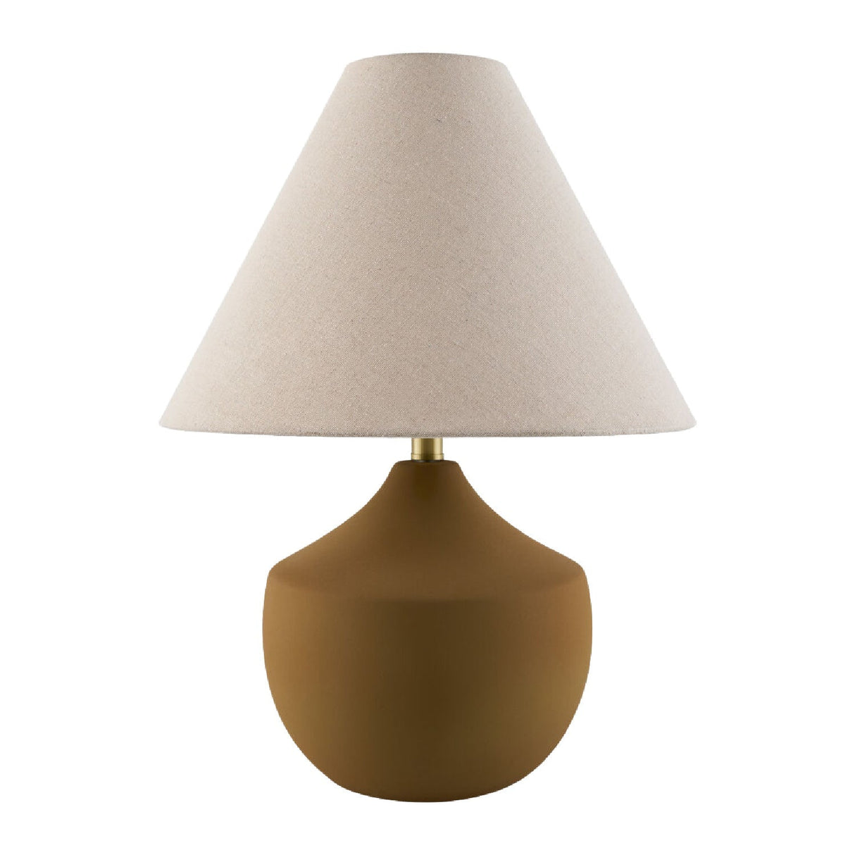 Modern European furniture - Ceramic Beige Linen Table Lamp - www.oroa.com