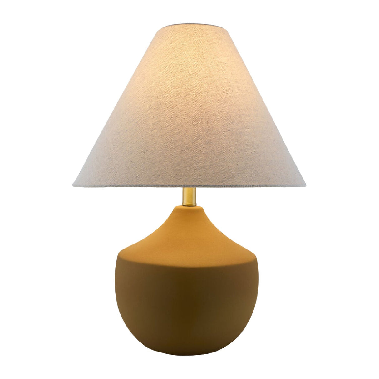 Modern European furniture - Ceramic Beige Linen Table Lamp - www.oroa.com