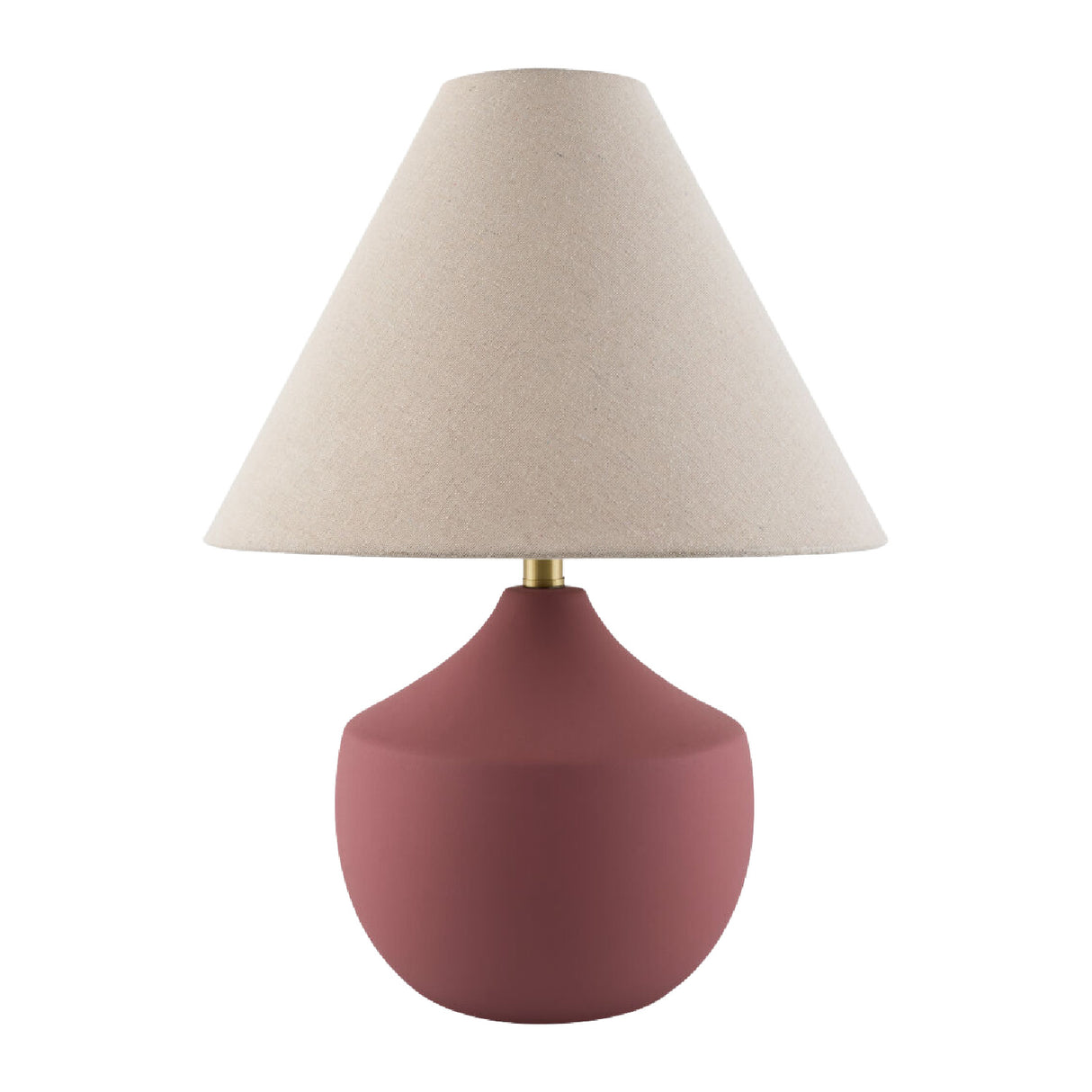 Modern European furniture - Ceramic Beige Linen Table Lamp - www.oroa.com