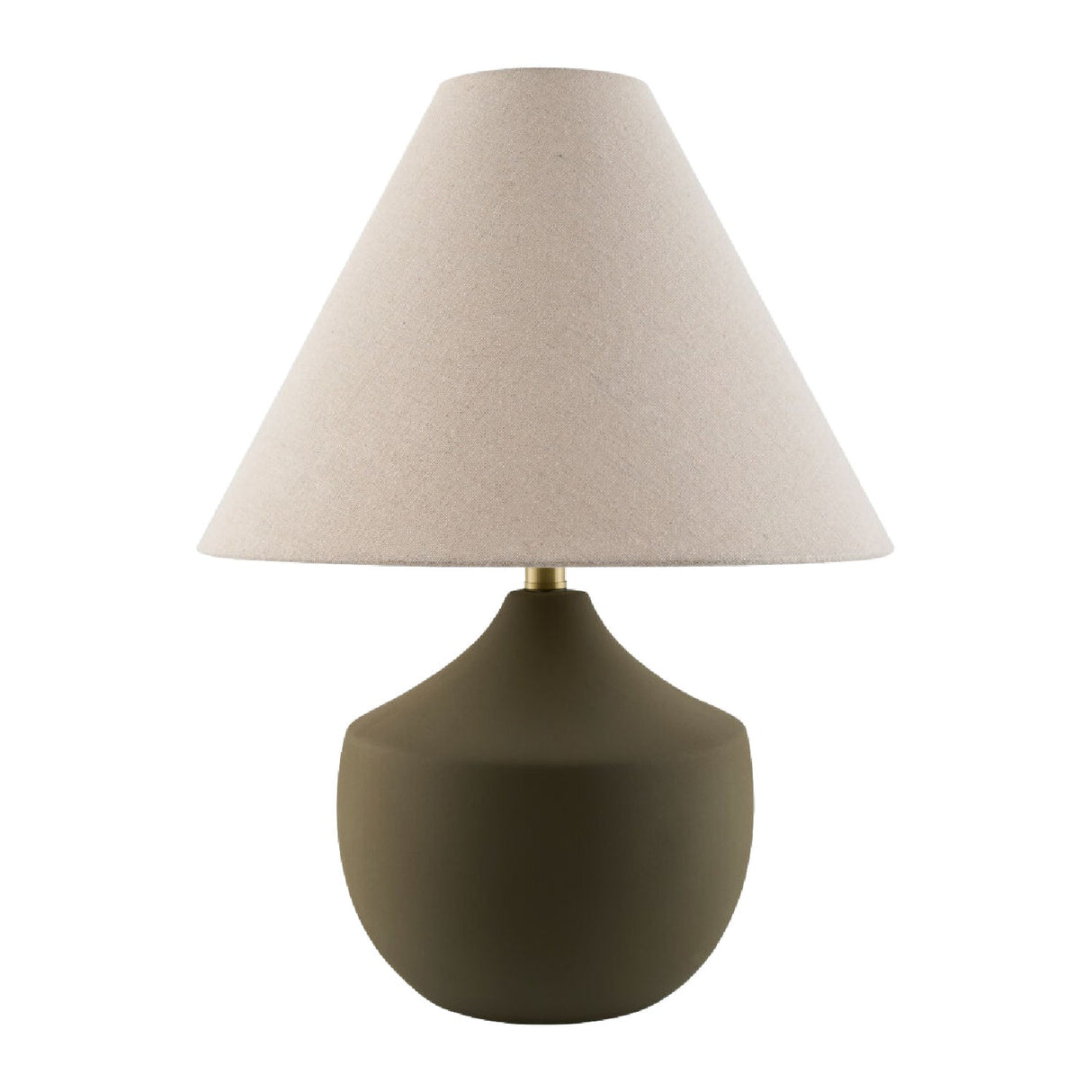Modern European furniture - Ceramic Beige Linen Table Lamp - www.oroa.com