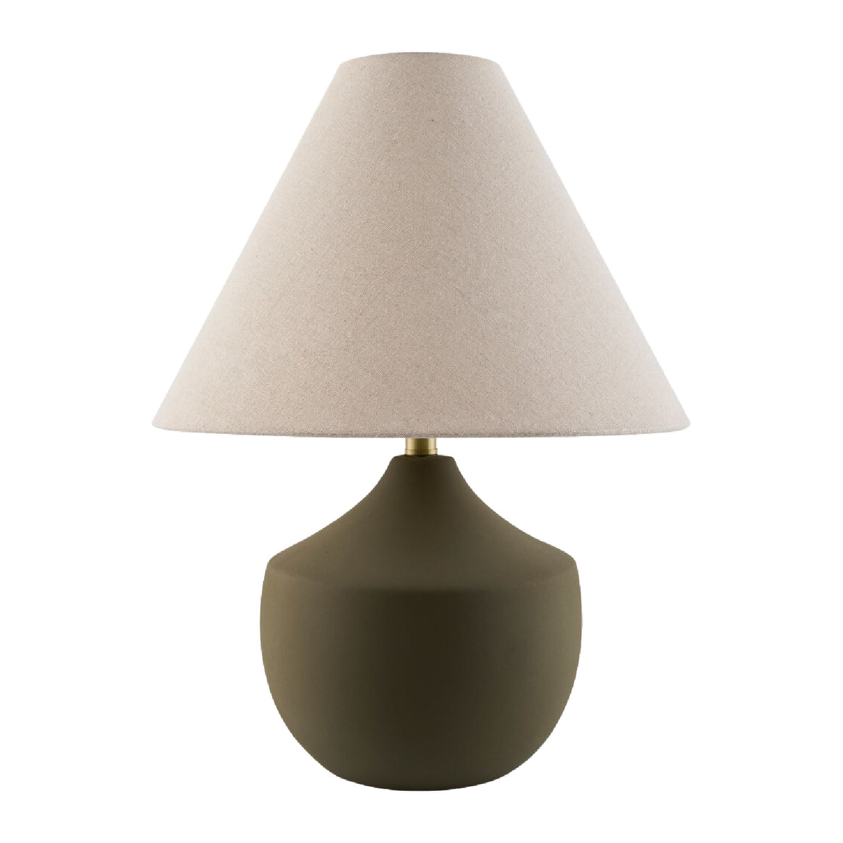 Modern European furniture - Ceramic Beige Linen Table Lamp - www.oroa.com