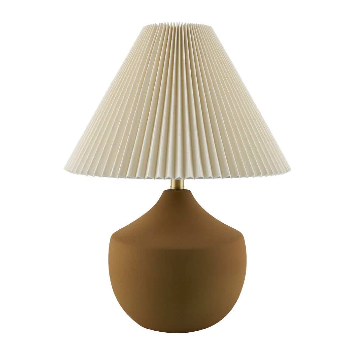 Modern European furniture - Ceramic Beige Linen Table Lamp - www.oroa.com