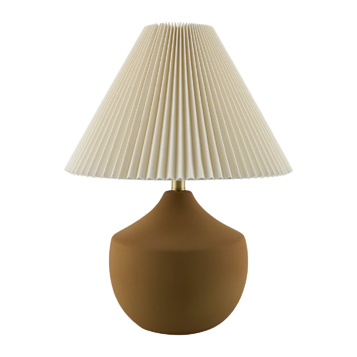 Modern European furniture - Ceramic Beige Linen Table Lamp - www.oroa.com