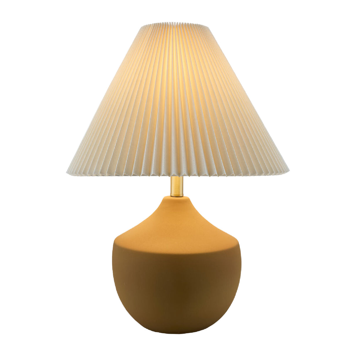 Modern European furniture - Ceramic Beige Linen Table Lamp - www.oroa.com