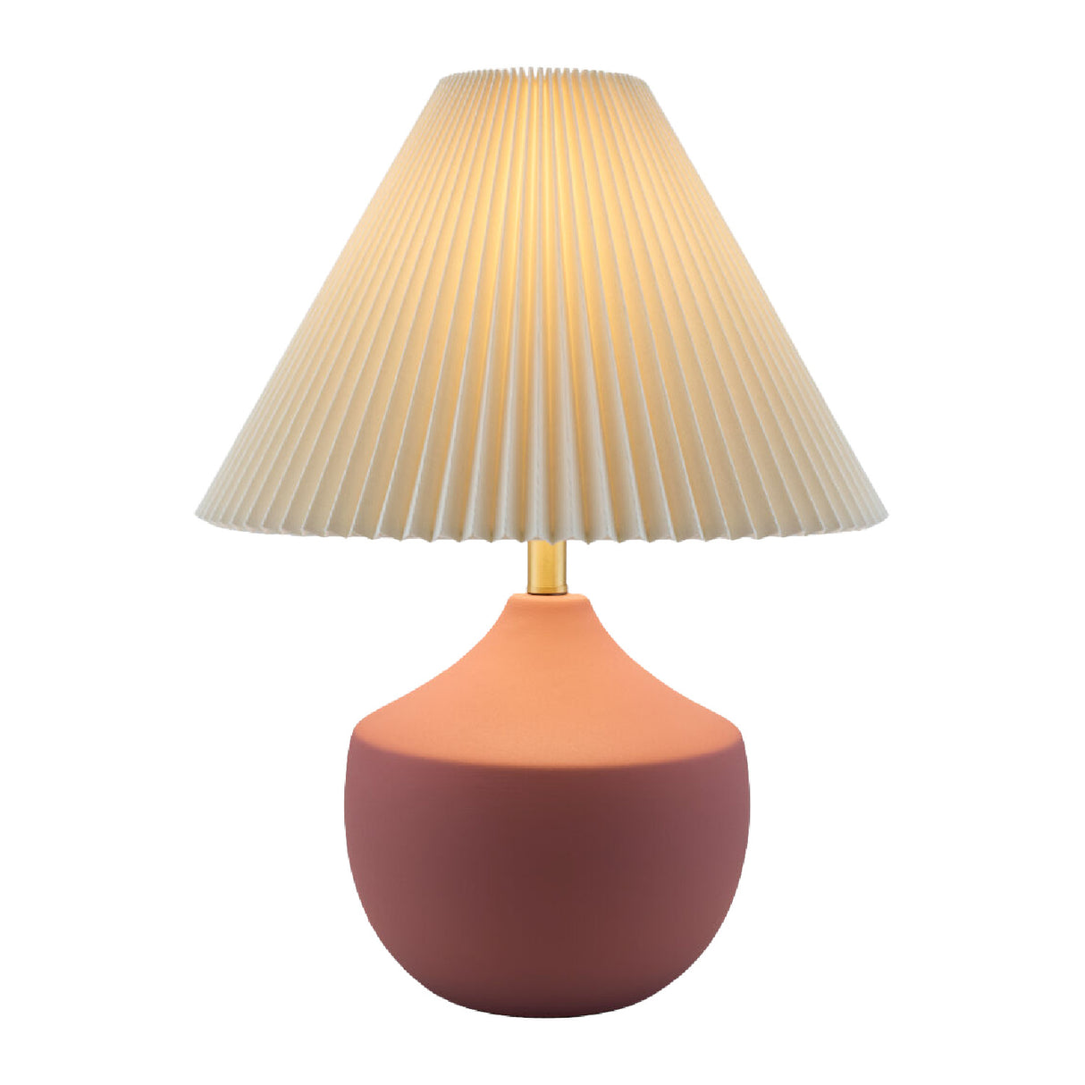 Modern European furniture - Ceramic Beige Linen Table Lamp - www.oroa.com